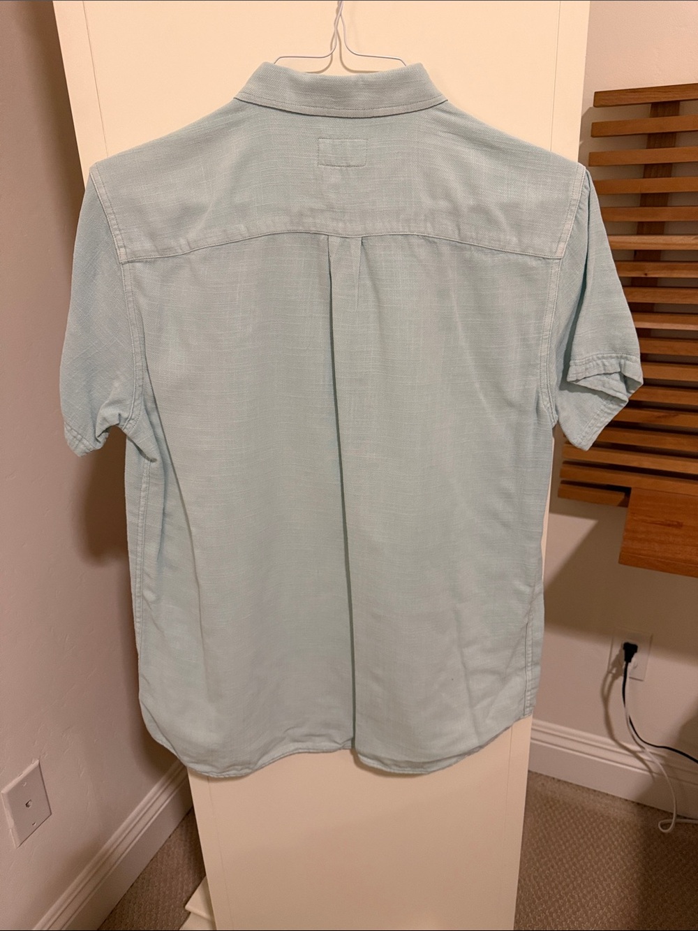 Marine Layer Light Blue Short-Sleeve Button-Down Shirt - Picture 2 of 3